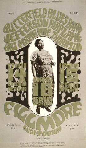BG # 31 Butterfield Blues Band Fillmore postcard BG31