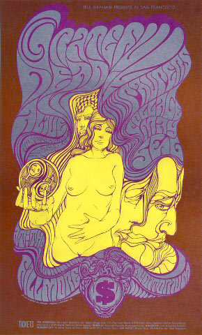 BG # 62-2 Grateful Dead Fillmore Poster BG62