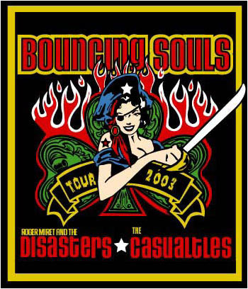Pete Cardoso Bouncing Souls Poster
