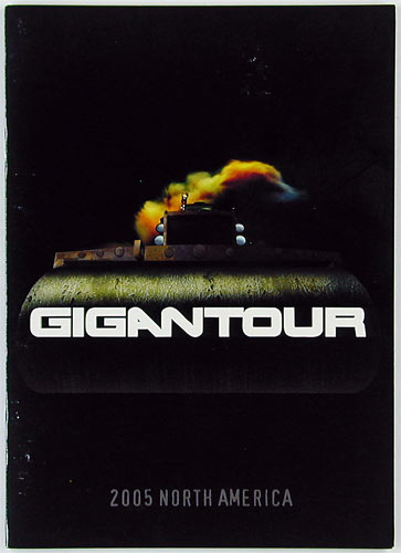 Gigantour Megadeth 2005 North America Tour Program