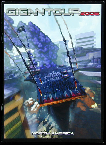 Gigantour Megadeth 2006 North America Tour Program
