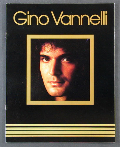 Gino Vanelli 1979 Brother To Brother Tour Program