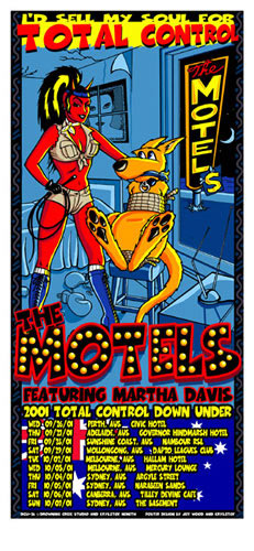 Jeff Wood and Nemeth Krysztof - Drowning Creek The Motels Handbill