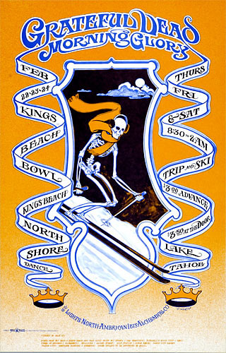Robert Fried Grateful Dead Trip & Ski Poster