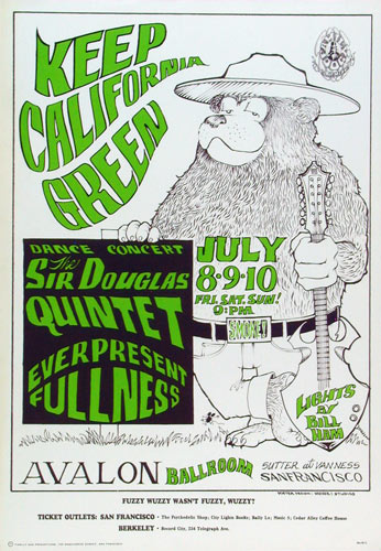 FD # 16-2 Sir Douglas Quintet Family Dog Poster FD16