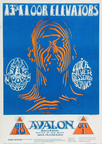 FD # 28-2 13th Floor Elevators Family Dog Poster FD28
