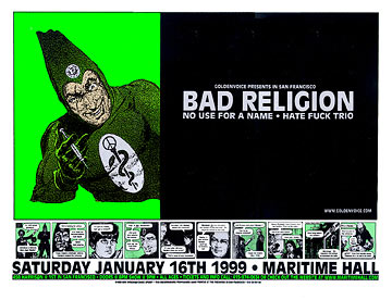 Firehouse Bad Religion Maritime Poster