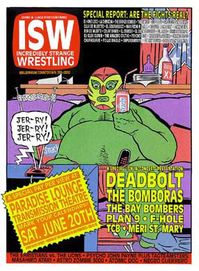 Chuck Sperry - Firehouse Incredibly Strange Wrestling Jerry Poster