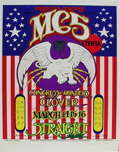 Gary Grimshaw MC5 Poster