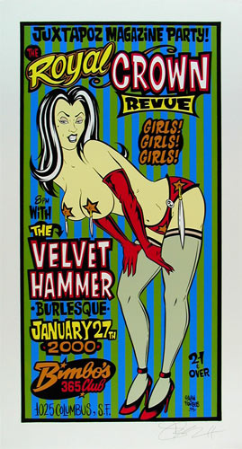 Alan Forbes The Royal Crown Revue Poster