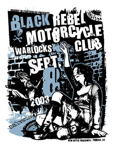 Gregg Gordon Black Rebel Motorcycle Club Poster