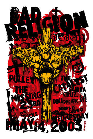 Gregg Gordon Bad Religion Poster