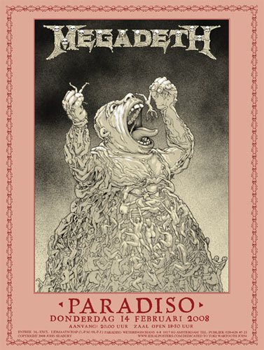 John Seabury Megadeth Poster