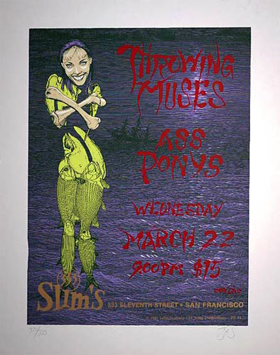 John Seabury Throwing Muses Poster