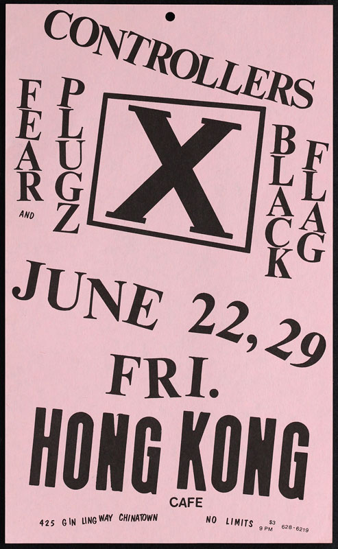 x hong kong cafe punk flyer handbill hong kong cafe punk flyers