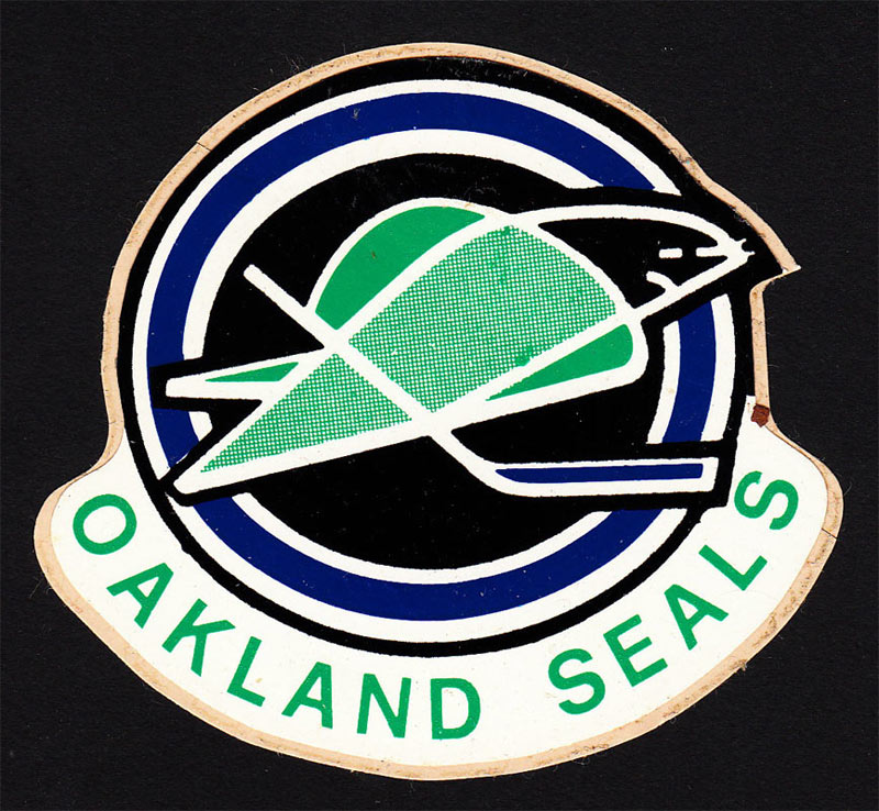 Oakland Seals 1968 Logo Sticker