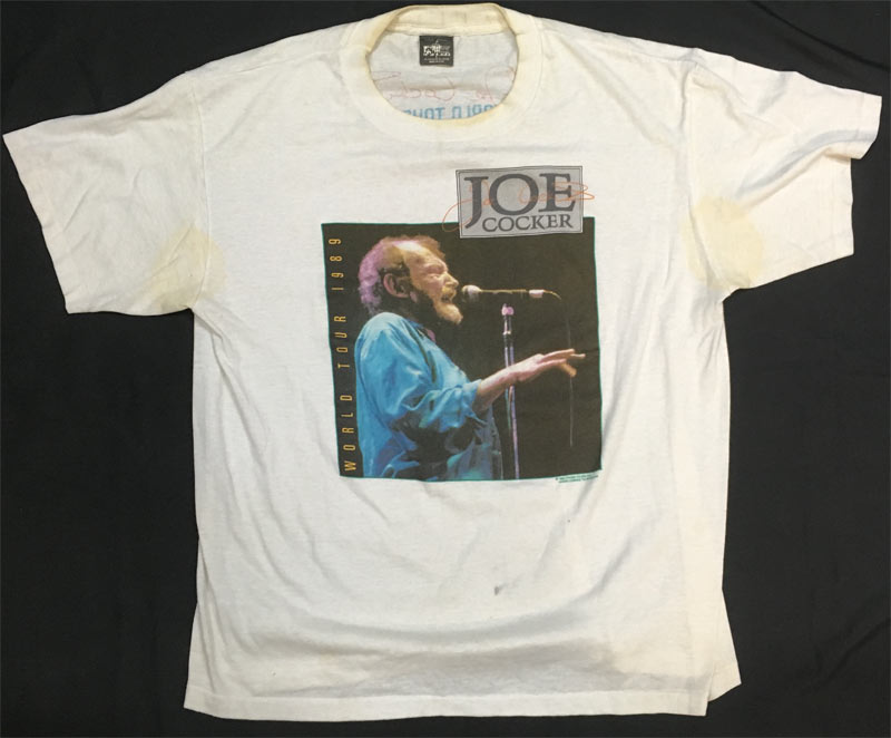 Joe Cocker World Tour 1989 Ataven Original Brockum Vintage