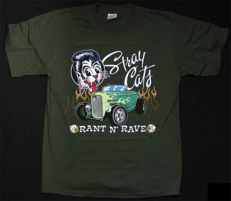 Stray Cats _RARE_ 2007 Rant N' Rave Tour Shirt Rockabilly