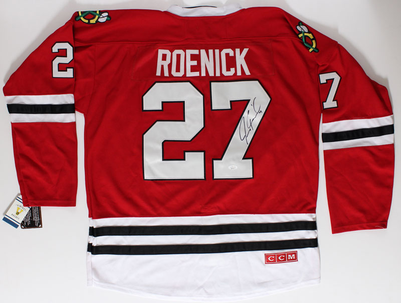 Jeremy Roenick Chicago Blackhawks Autographed Hockey Jersey