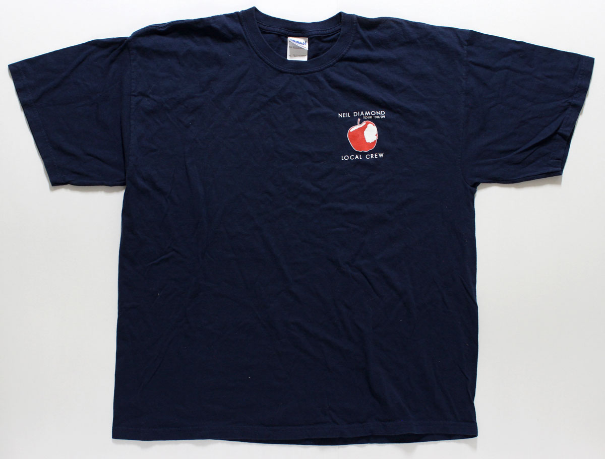 Neil Diamond 2008 - 2009 Tour Crew Vintage T-Shirt