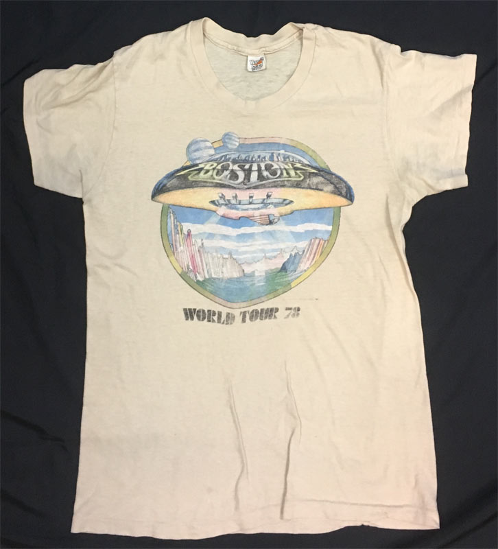 Boston World Tour 1978 Oakland Coliseum Vintage T-Shirt