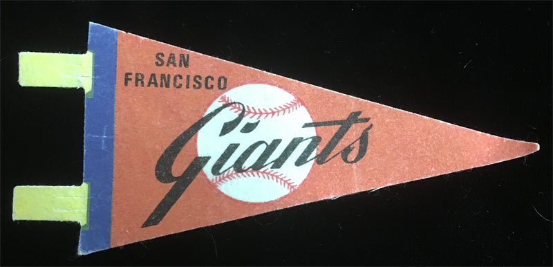 San Francisco Giants Mini Punch Out Pennant