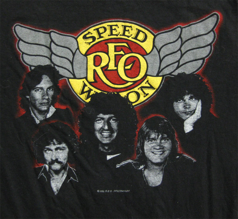 1982 REO Speedwagon Tour Vintage T-Shirt