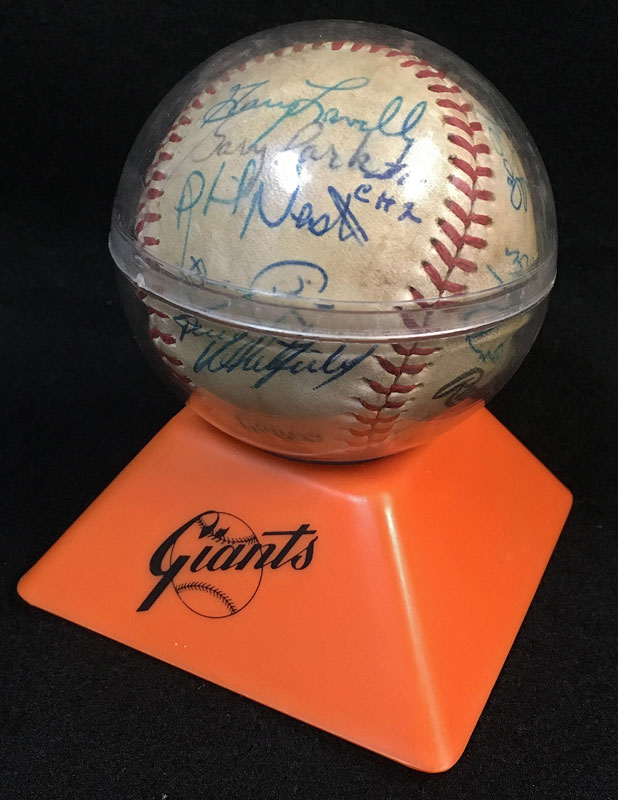 1979 San Francisco Giants Autographed Baseball