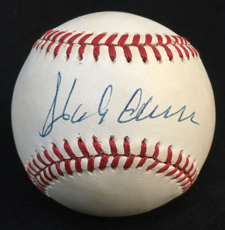 autograph hank aaron