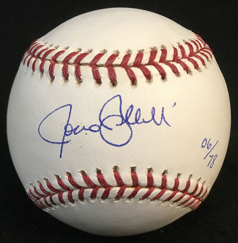 Rocco Baldelli Fleer Legacy 6/78 Autographed Baseball