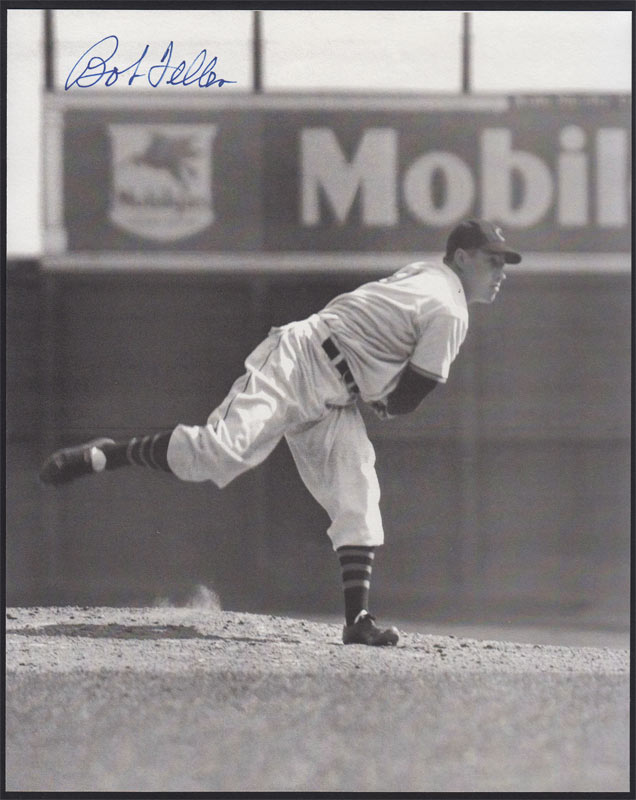 Bob Feller signed Autographed Baseball Photo