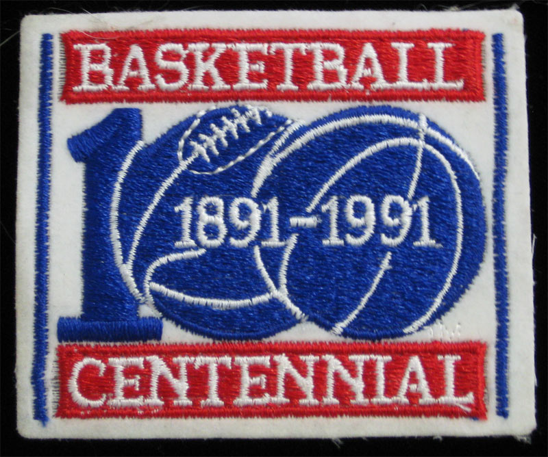 NBA 1891 - 1991 Basketball Centennial Patch