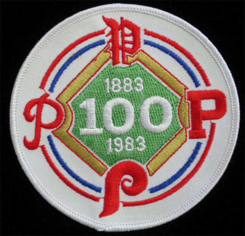 Philadelphia Phillies 1883 - 1983 Centennial Baseball Patch