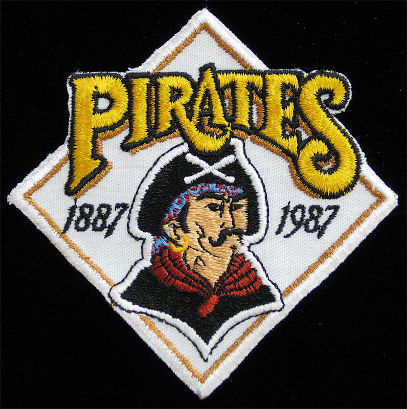 Pittsburgh Pirates 1887 - 1987 Centennial Patch