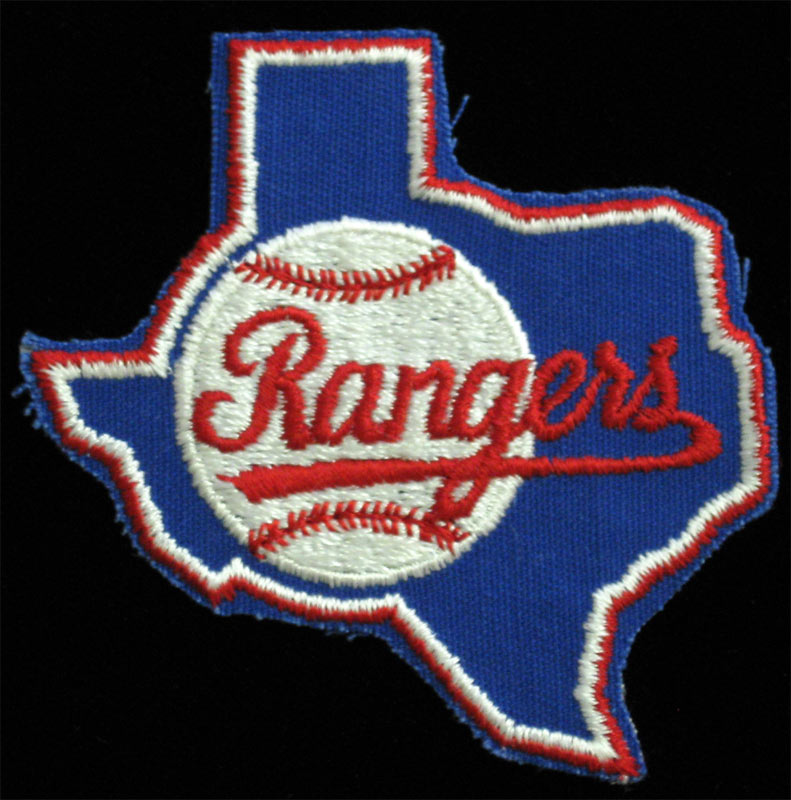 Texas Rangers Logo Baseball Patch