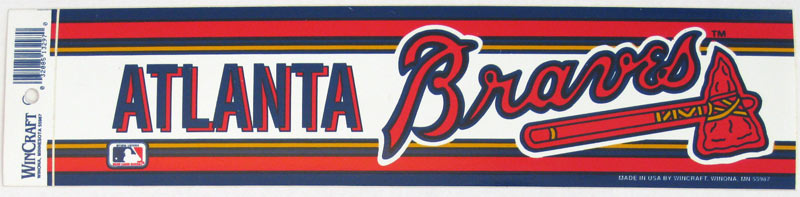 Atlanta Braves Bumper Sticker