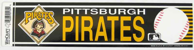 Pittburgh Pirates Bumper Sticker