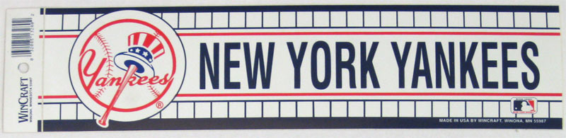 New York Yankees Bumper Sticker