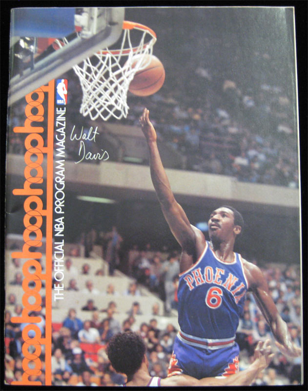 1982 Warriors vs Suns NBA Hoop Magazine Basketball Program