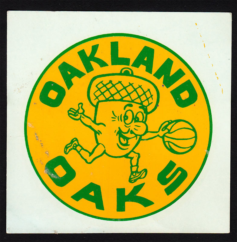 Oakland Oaks Basketball Decal