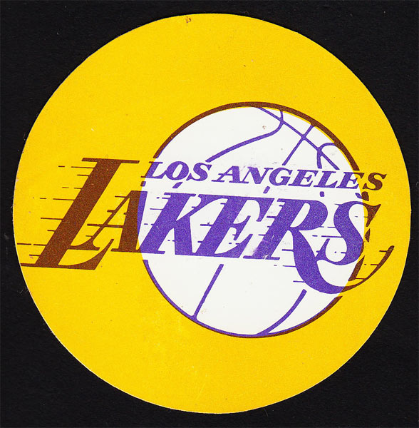 Los Angeles Lakers Basketball Sticker