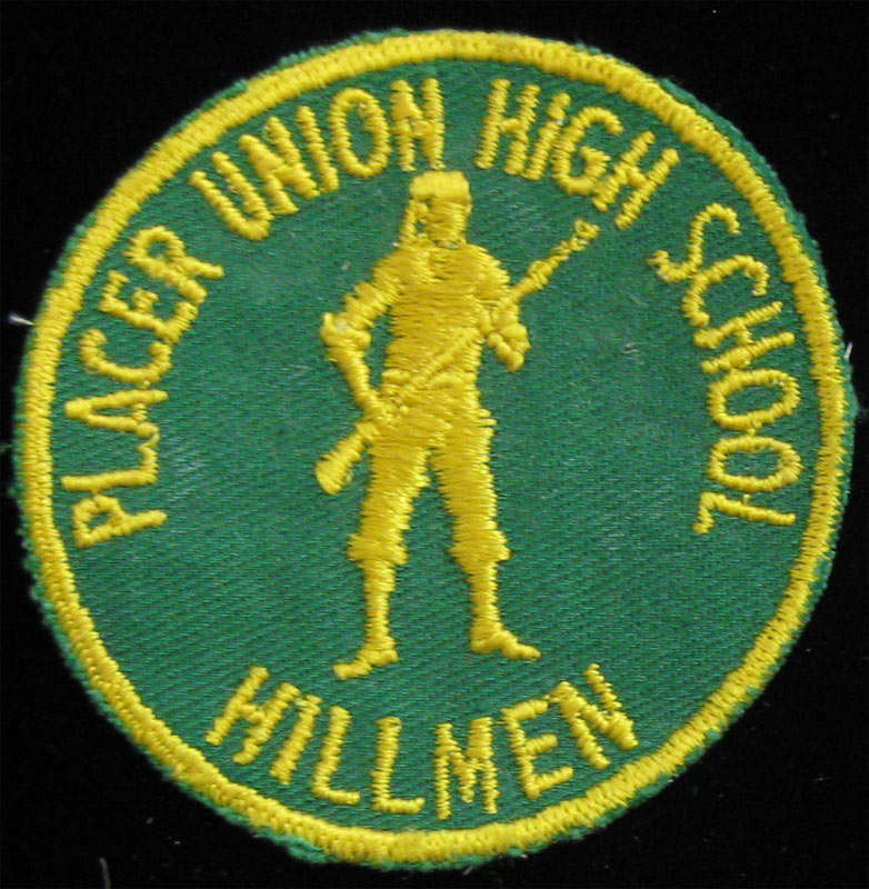 Placer Union High School California Hillmen Patch