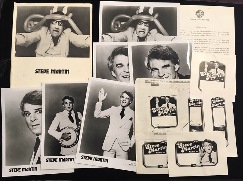 Steve Martin RARE 1977 Comedy Tour  Press Kit