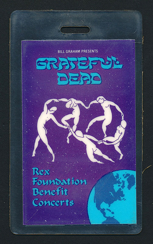 Grateful Dead - Rex Foundation Benefit Concerts Laminate