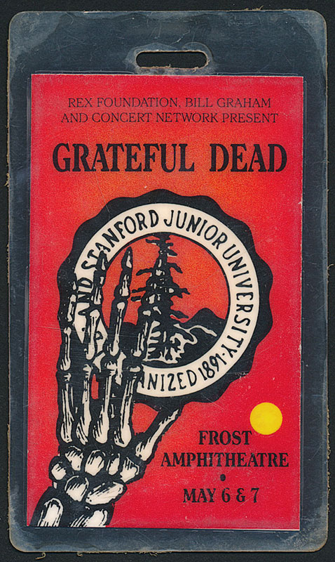 Grateful Dead BGP Staff Laminate