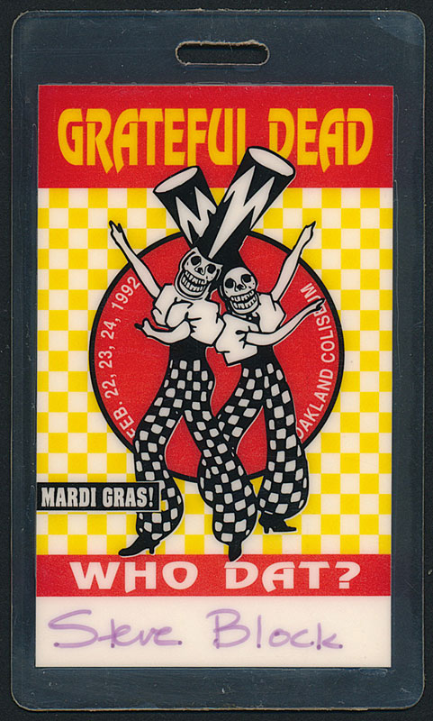 Grateful Dead - Who Dat? Mardi Gras! Laminate