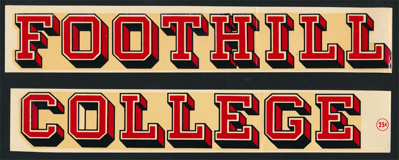 Foothill College Owls Decal