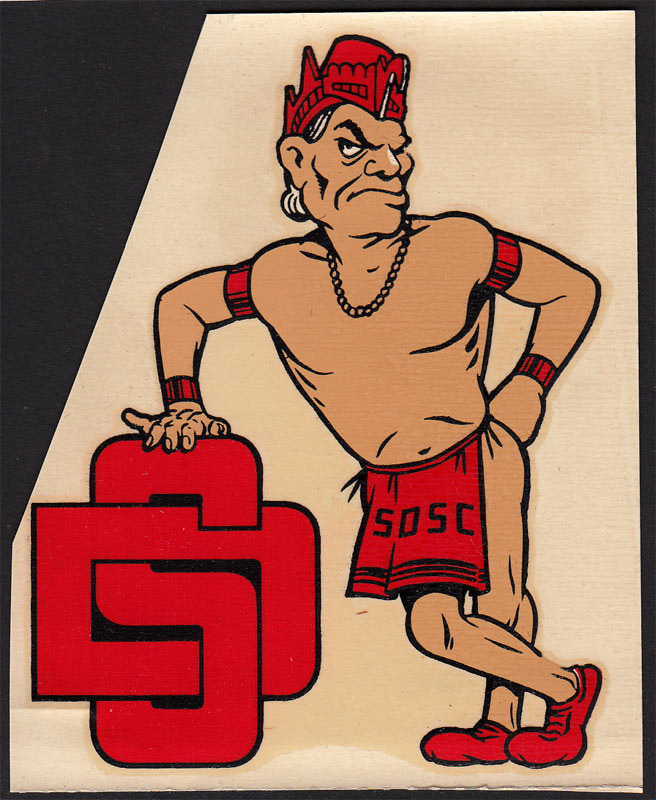 San Diego State College Aztecs Decal