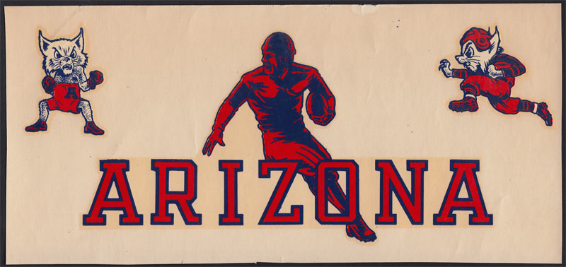 University of Arizona Football and Boxing Decal