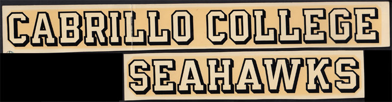 Cabrillo College Seahawks Decal